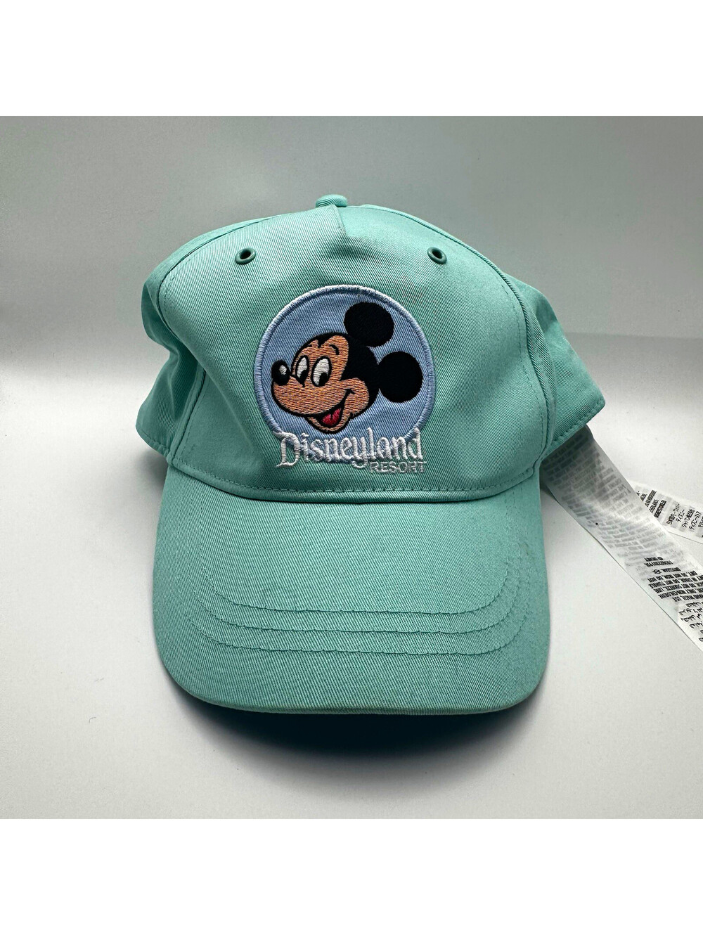 Disney Mickey Mouse Disneyland Resort Youth Adjustable Baseball Cap Green/Blue